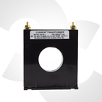 Current Transformer CT-500 with specifications label on a white background Front View