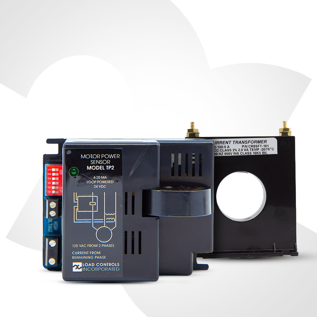 Compact Motor Power Sensors TP-2 with Current Transformer CT Front Side