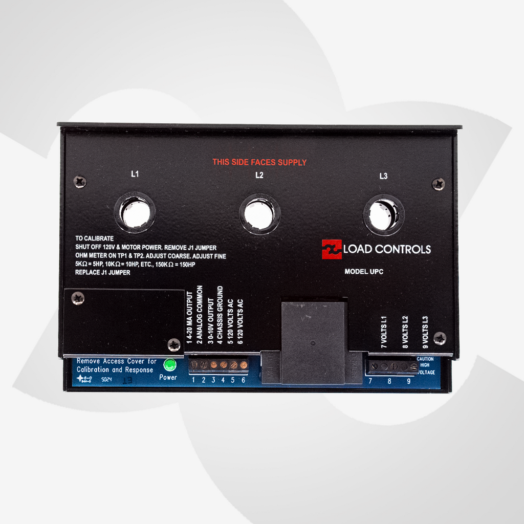 Unviersal Power Cell UPC with 'Load Controls' branding on a white background top view